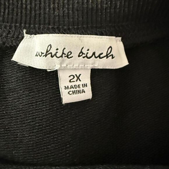 WHITE BIRCH Sequin Gingerbread Man Sweatshirt! NWOT! 2X - Picture 8 of 10